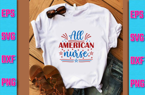 All American Nurse SVG Design: A Closer Look