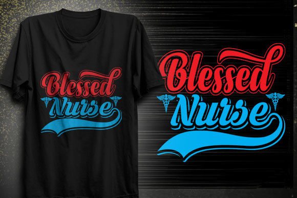 Blessed Nurse Svg Design for Embroidery Projects