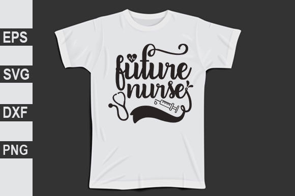 Future Nurse: A Stylish SVG for Embroidery