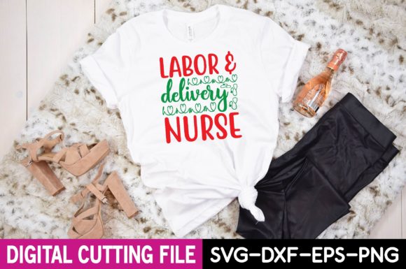Labor Delivery Nurse Svg: A Heartfelt Embroidery Design