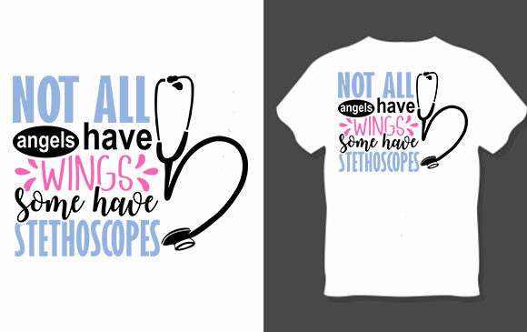 Nurse Svg Design: Not All Angels Have Wings