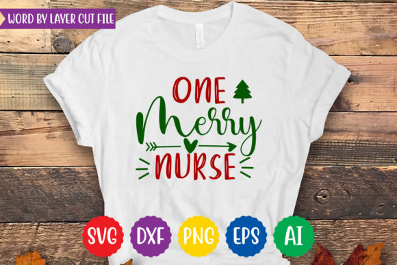 One Merry Nurse Svg Design: A Charming Embroidery Choice