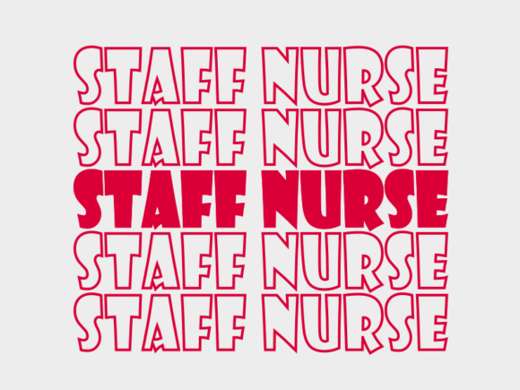 Staff Nurse Svg Cut File: A Versatile Design for Embroidery